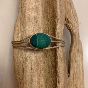 Adjustable silver bracelet